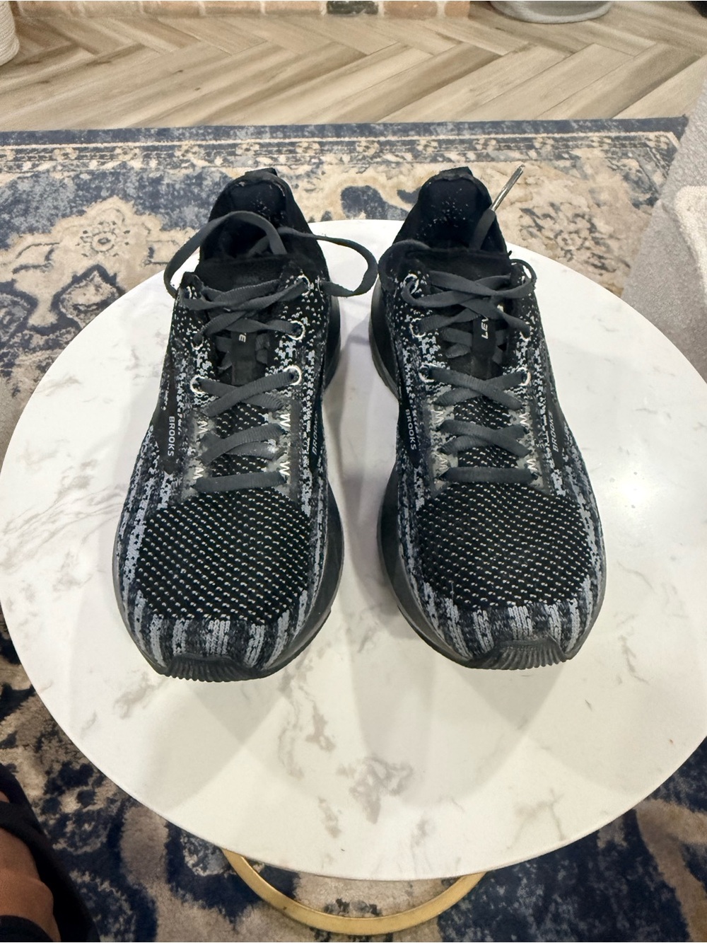 Brooks Black and Gray Women's Athletic Running Shoes
